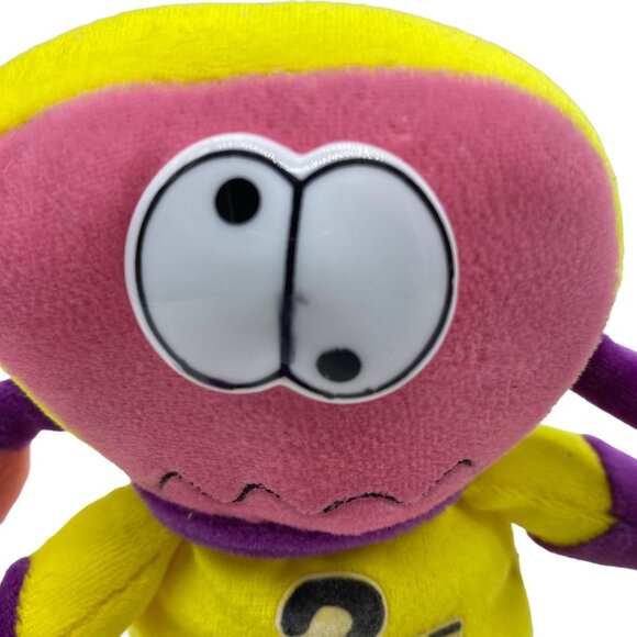 RARE Main Joy Bean Bag Friend Delete Question Mark Robot Girl Stuffed Plush Toy - Picture 2 of 3